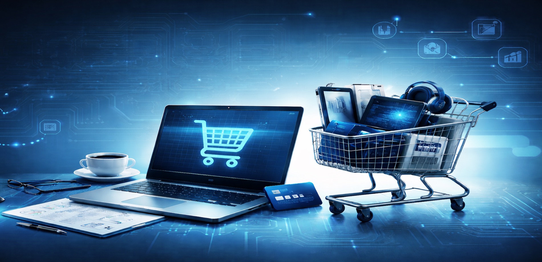 IT Devices in a shopping cart